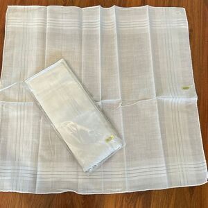 New six 100% cotton vintage made in Philippines handkerchiefs